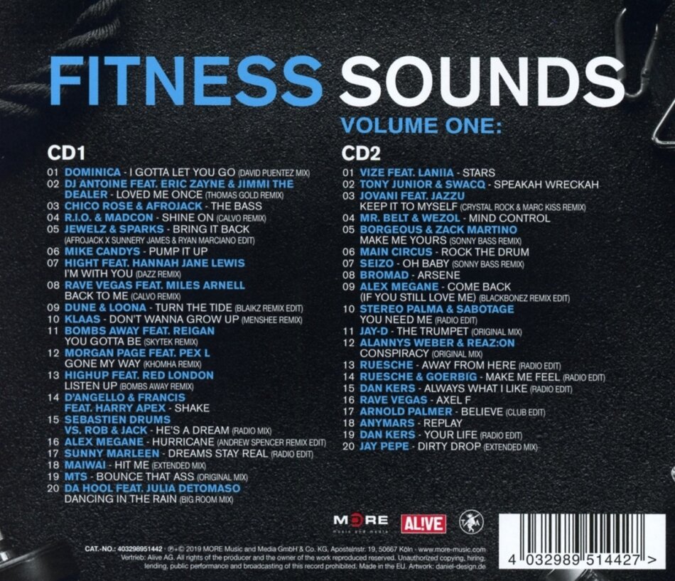 Fitness Sounds 1 2 CD