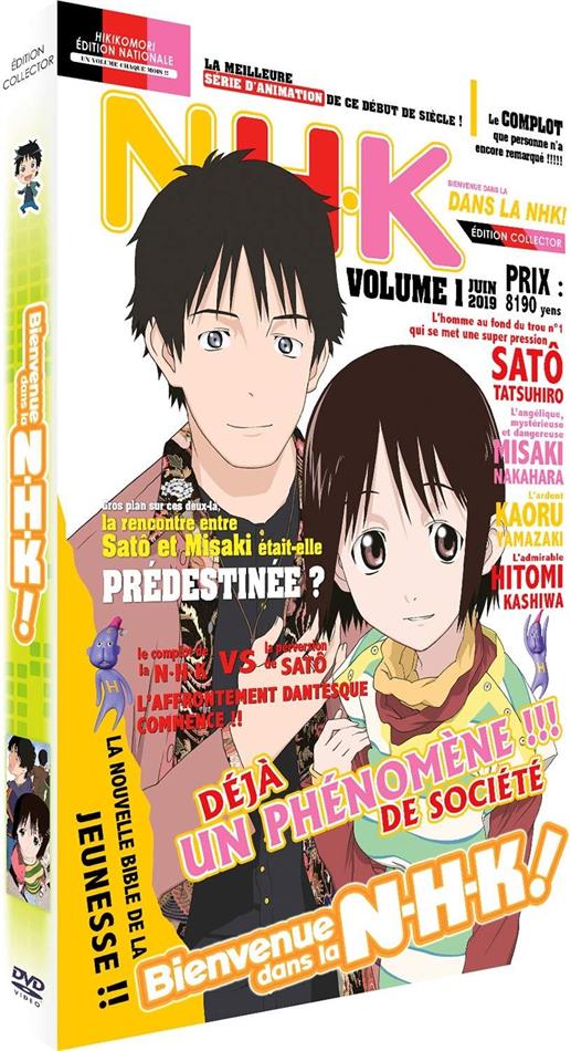 Bienvenue dans la NHK! - Intégrale de la série Coffret format A4, Limited Collector's Edition, 4 DVDs