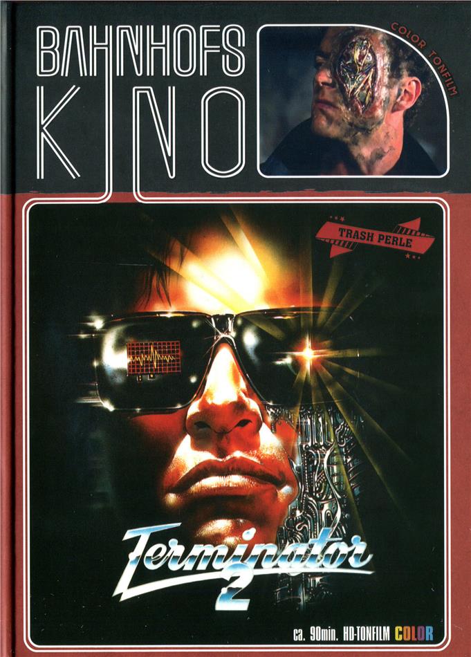 Contaminator - ...die Mordmaschine aus der Zukunft (1989) Cover A, Bahnhofskino, Limited Edition, Mediabook, Uncut, Blu-ray + DVD
