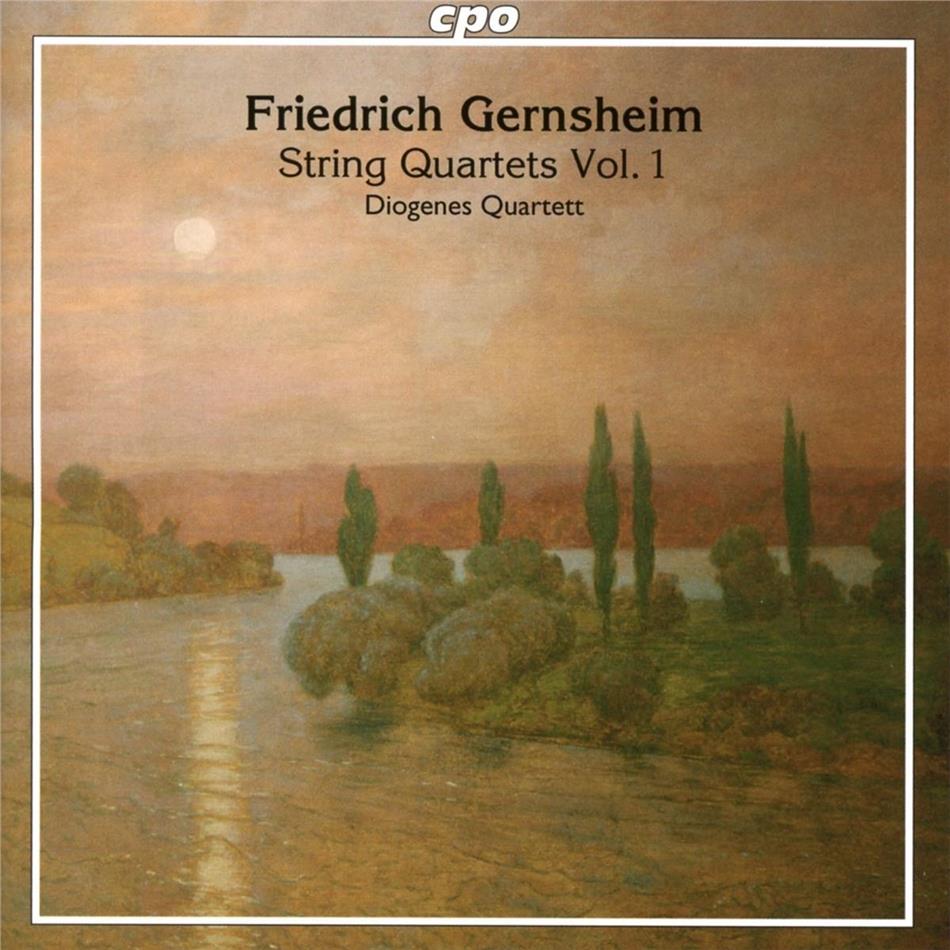 Diogenes Quartett & Friedrich Gernsheim (1839-1916) - String Quartets Vol. 1 - Streichquartette Nr.1 c-moll op.25 & Nr.3 F-Dur op.51