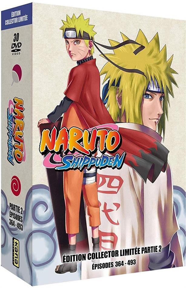 Naruto Shippuden - Partie 2 - Épisodes 364-493 Édition Collector Limitée, 30 DVD