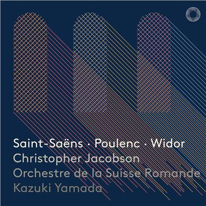 Christopher Jacobson, Kazuki Yamada, Camille Saint-Sa&euml;ns (1835-1921), Francis Poulenc (1899-1963), &hellip; - Works For Organ & Orchestra (Hybrid SACD)