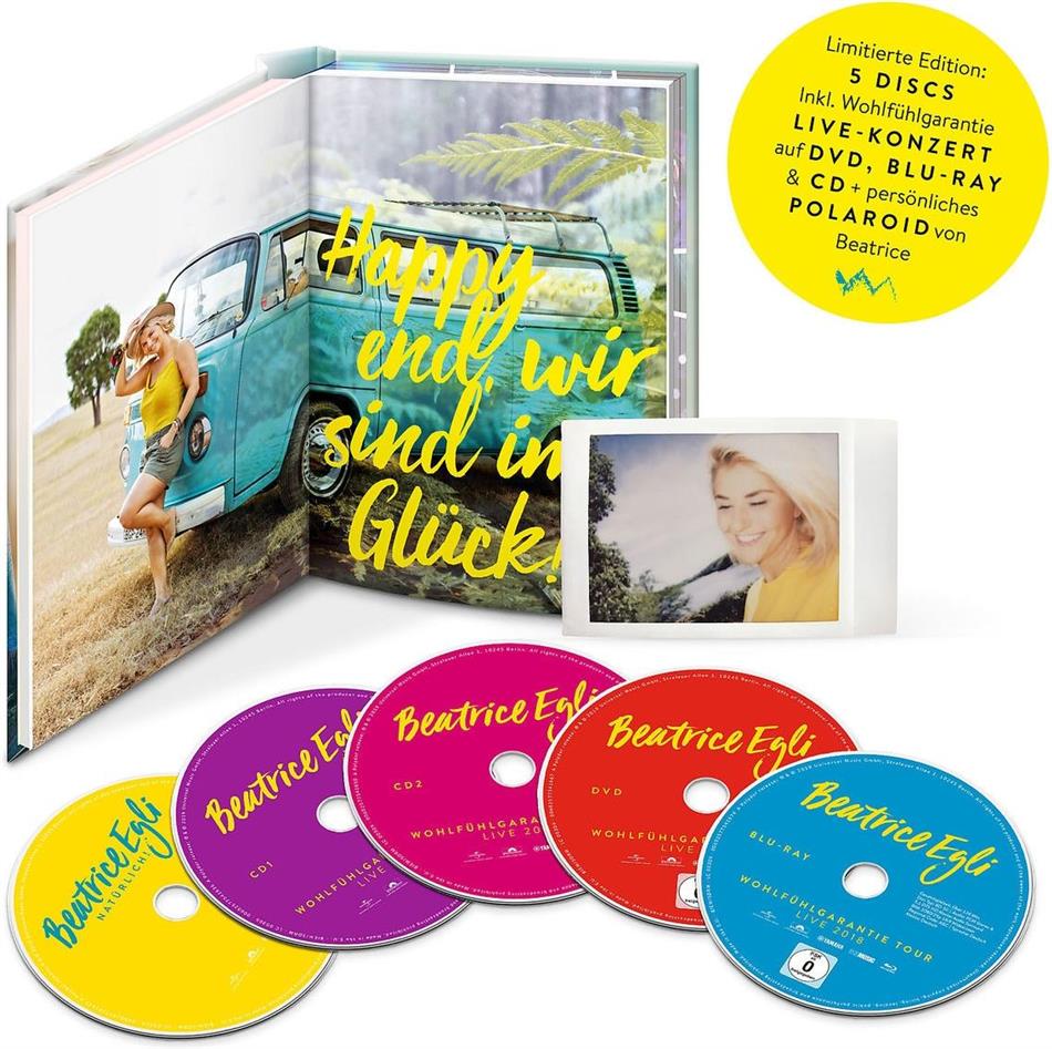 Beatrice Egli - Natürlich! Limited Super Deluxe Box, 3 CDs + DVD + Blu-ray + Buch