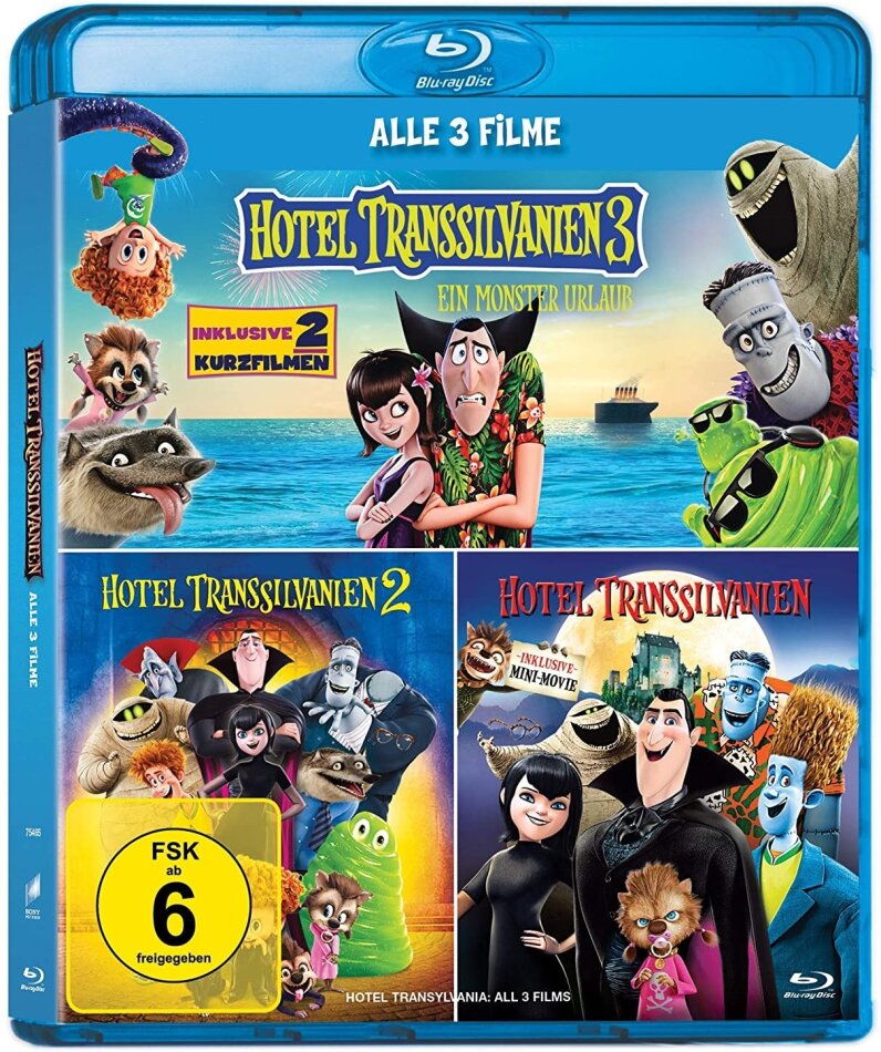 Hotel Transsilvanien 1-3 3 Blu-rays