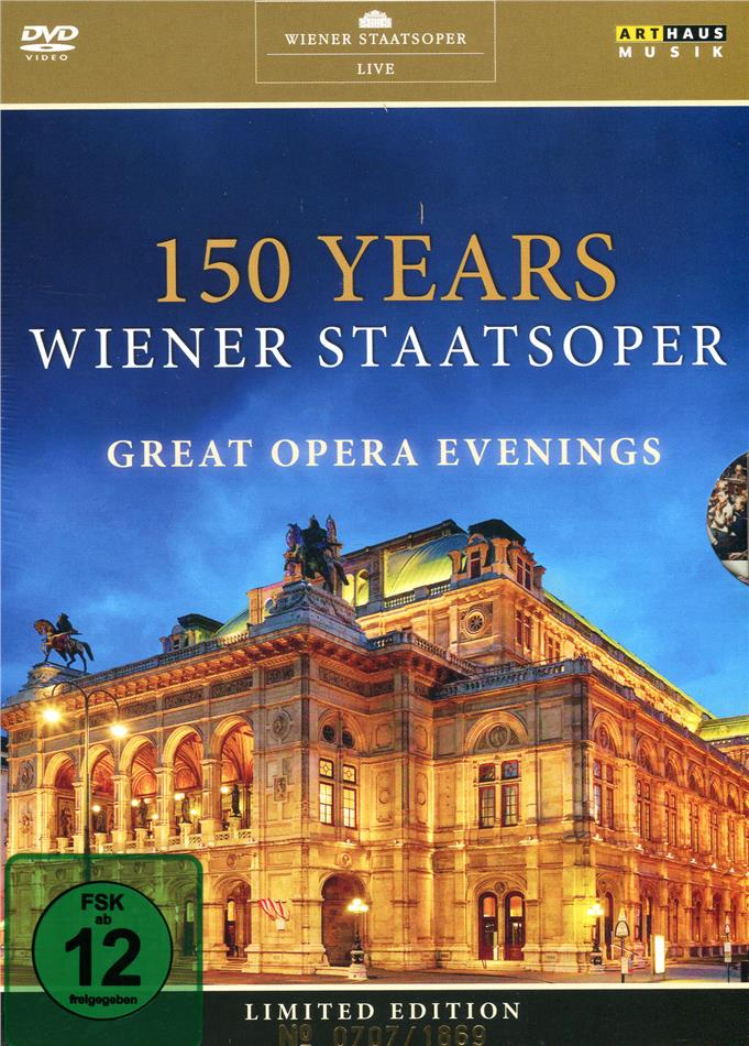 Wiener Staatsoper - 150 Years Wiener Staatsoper - Great Opera Evenings Arthaus Musik, 11 DVD