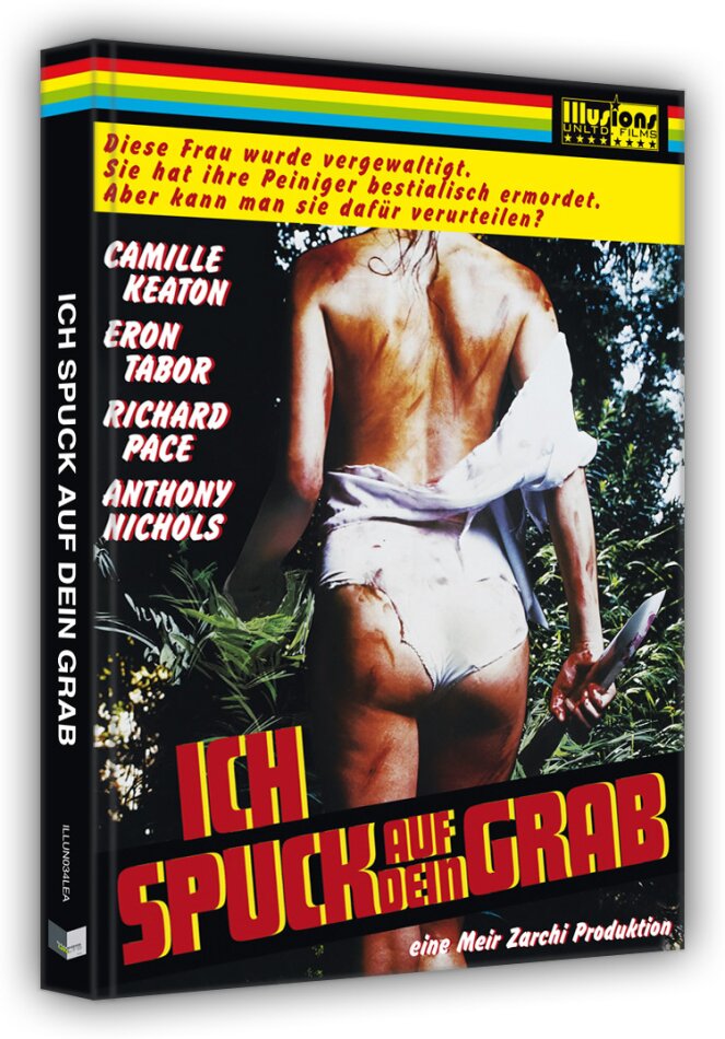 Ich spuck auf dein Grab (1978) Cover A, Edizione Limitata, Mediabook, Blu-ray + DVD