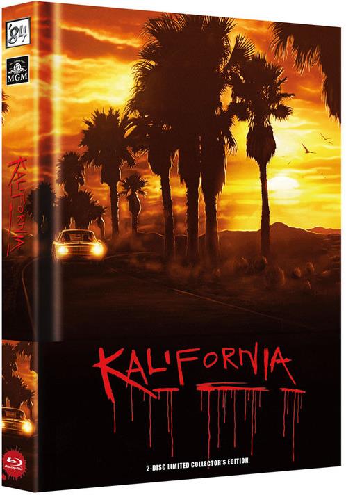 Kalifornia (1993) Wattiert, Collector's Edition Limitata, Mediabook, 2 Blu-ray