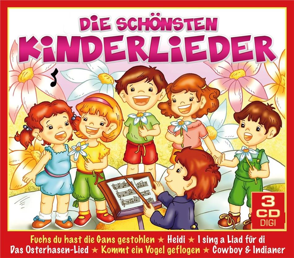 Die schönsten Kinderlieder 3 CDs