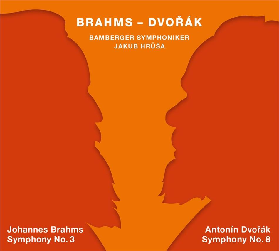 Johannes Brahms (1833-1897), Antonin Dvorák (1841-1904), Jakob Hrusa & Bamberger Symphoniker - Symphonie Nr. 3 / Symphonie Nr. 8 Hybrid SACD + SACD