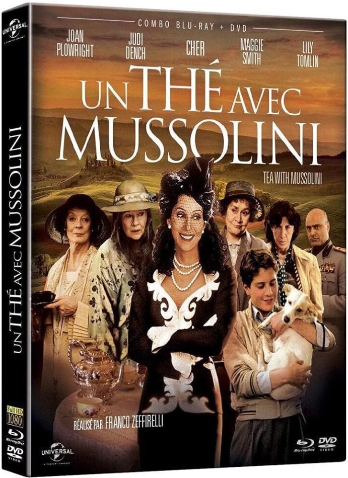 Un thé avec Mussolini (1999) Pochette réversible, Blu-ray + DVD