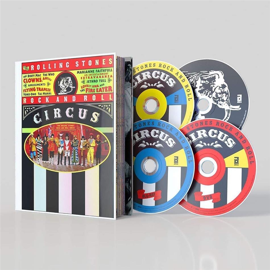 The Rolling Stones - Rock And Roll Circus Limited Edition, Mediabook, Blu-ray + DVD + 2 CDs
