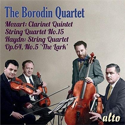 Wolfgang Amadeus Mozart (1756-1791), Franz Joseph Haydn (1732-1809) & The Borodin Quartet - Mozart: Klarinettenquintett, Streichquartett 15, - Haydn: Streichquartett op 64No. 5 L&auml;rche