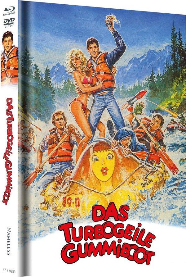 Das turbogeile Gummiboot (1984) Cover A, Limited Collector's Edition, Mediabook, Blu-ray + DVD