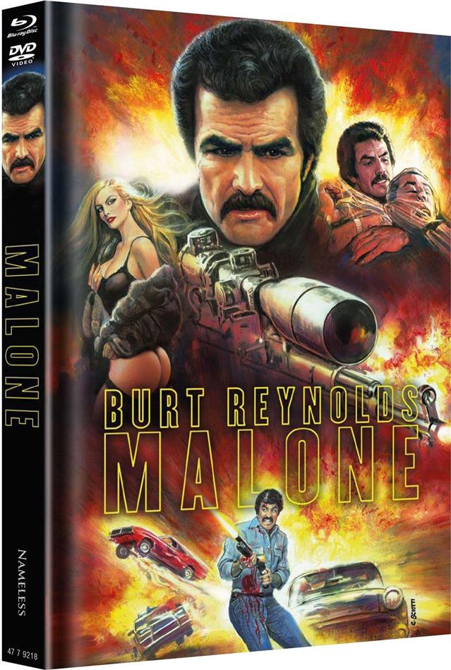 Malone (1987) Cover B, Edizione Limitata, Mediabook, Uncut, Blu-ray + DVD