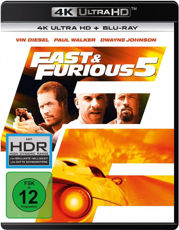 Fast & Furious 5 (2011) 4K Ultra HD + Blu-ray