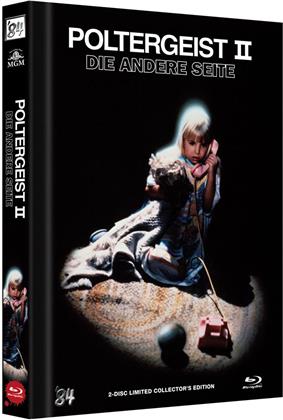 Poltergeist 2 - Die andere Seite (1986) (Cover A, Collector's Edition, Limited Edition, Mediabook, Blu-ray + DVD)