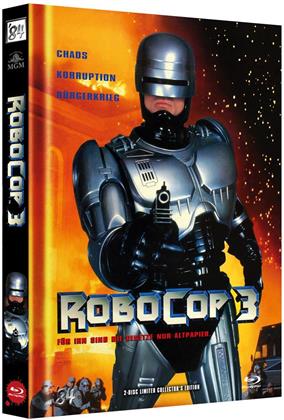 Robocop 3 (1993) (Cover A, Limited Edition, Mediabook, Blu-ray + DVD)