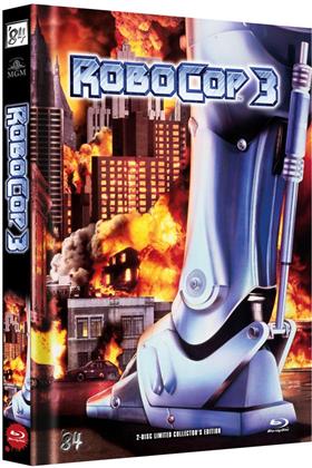 Robocop 3 (1993) (Cover B, Limited Edition, Mediabook, Blu-ray + DVD)