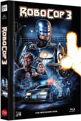 Robocop 3 (1993) (Cover C, Limited Edition, Mediabook, Blu-ray + DVD)