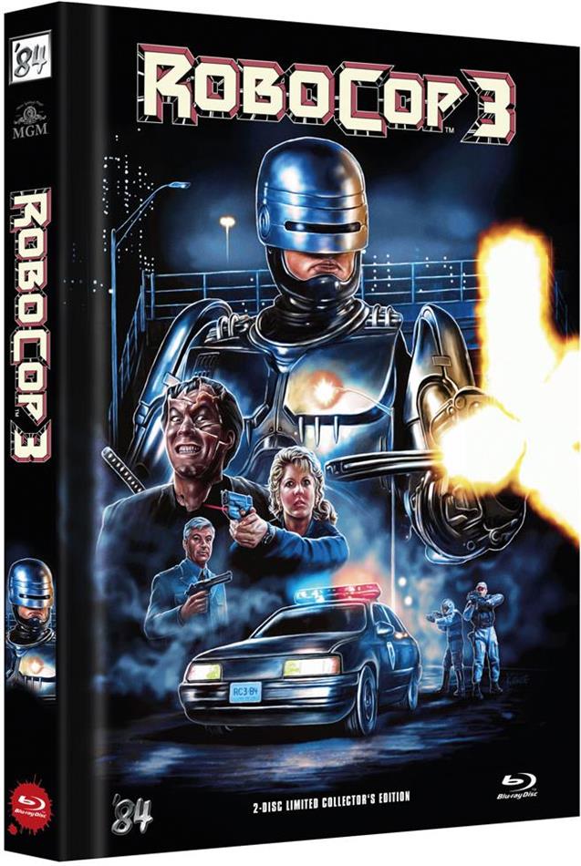 Robocop 3 (1993) Cover C, Limited Edition, Mediabook, Blu-ray + DVD