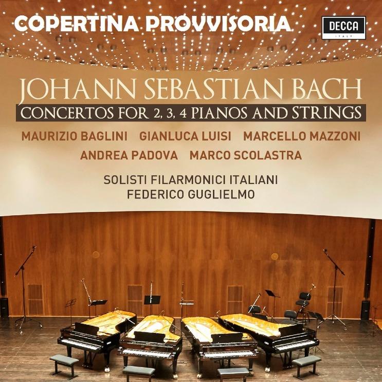 Johann Sebastian Bach (1685-1750), Federico Guglielmo, Maurizio Baglini, Gianluca Luisi, … - Concertos For 2,3,4 Pianos And Strings - Live at Amiata Piano Festival 2 CDs