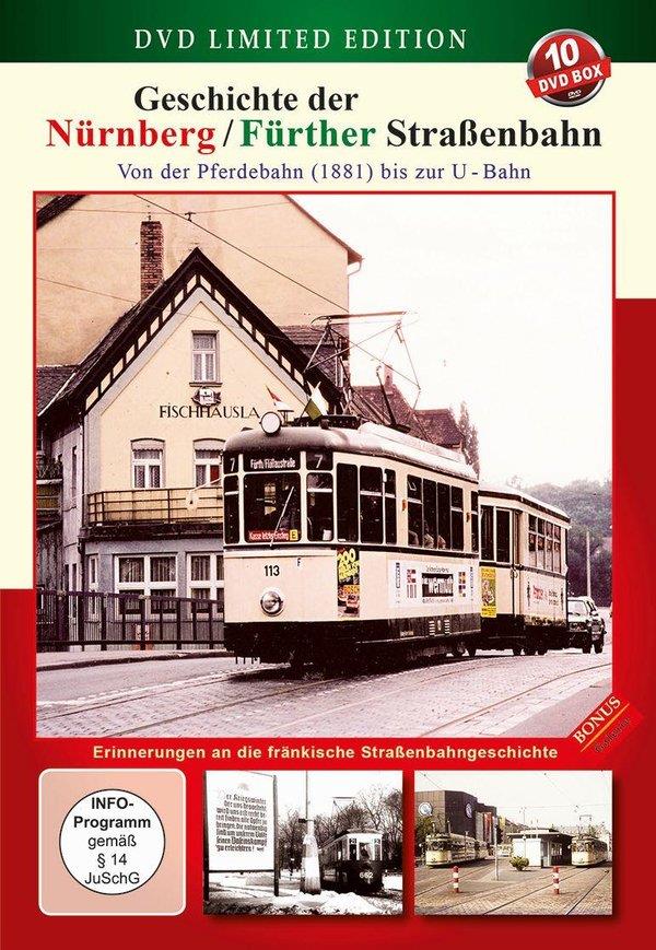 Geschichte der Nürnberg / Fürther Strassenbahn Édition Limitée, 10 DVD