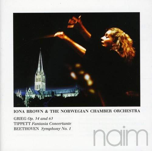 Edvard Grieg (1843-1907), Sir Michael Tippett (1905-1998), Ludwig van Beethoven (1770-1827), Iona Brown & The Norwegian Chamber Orchestra - Grieg Op. 34 and 63, Fantasia Concertante, Symphhony 1