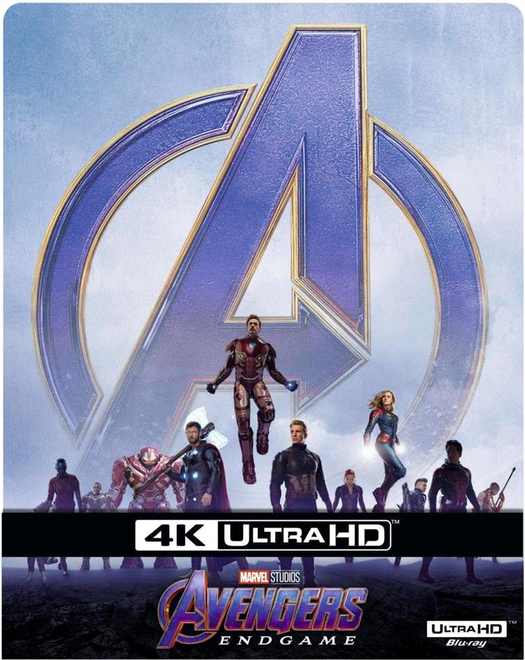 Avengers 4 - Endgame (2019) Édition Limitée, Steelbook, 4K Ultra HD + 2 Blu-ray