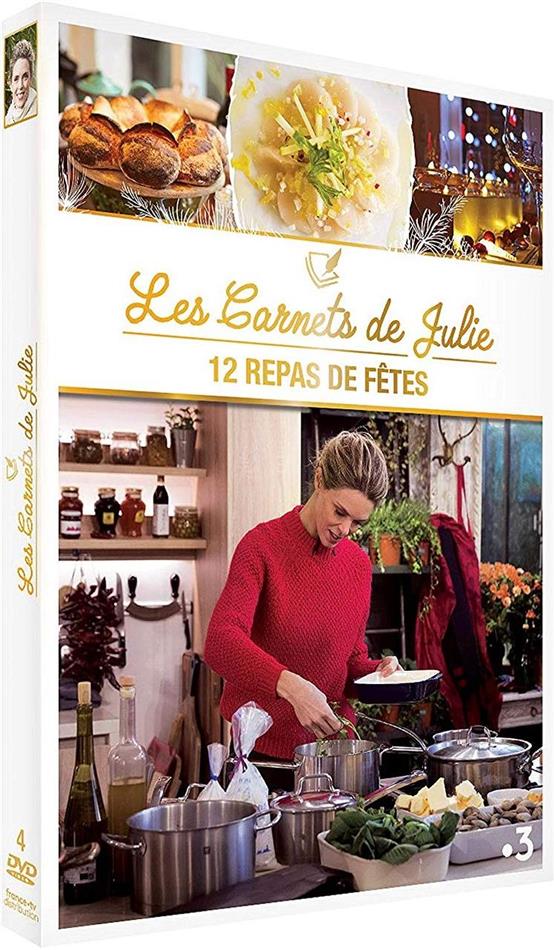Les Carnets de Julie - 12 repas de fêtes 4 DVD
