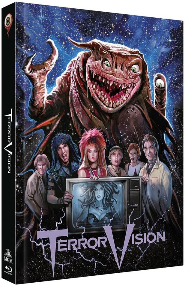 Terror Vision (1986) Cover C, Limited Collector's Edition, Mediabook, Blu-ray + DVD
