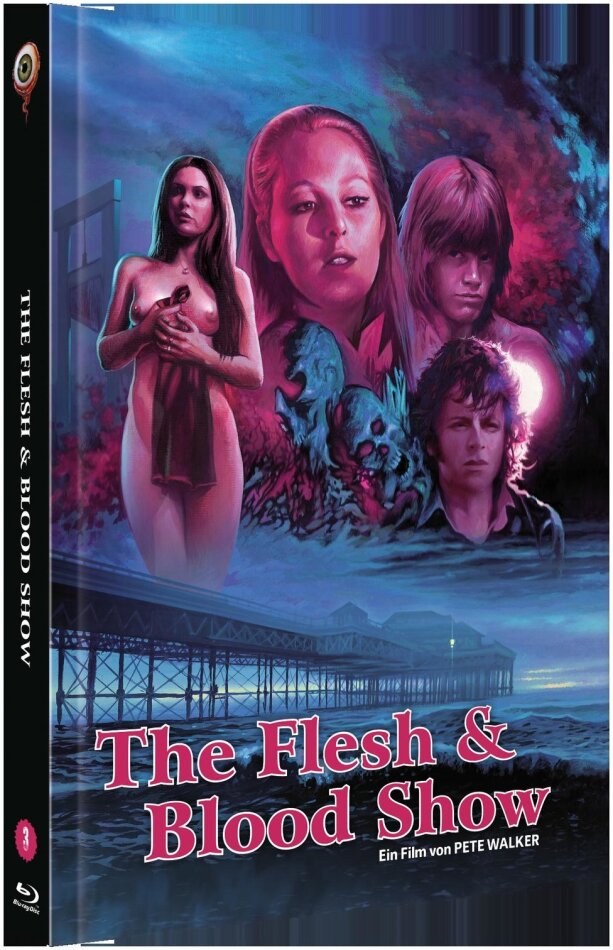 The Flesh and Blood Show (1972) Cover B, Collector's Edition Limitata, Mediabook, Blu-ray + DVD