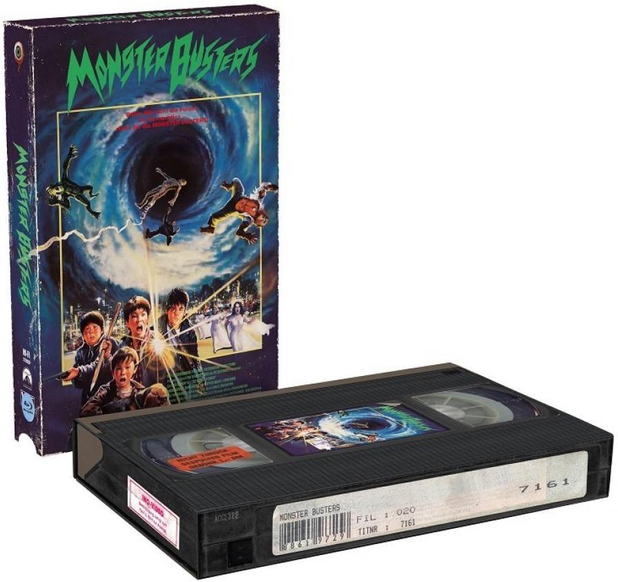 Monster Busters (1987) VHS Retro Edition, Cover A, Édition Limitée, Blu-ray + DVD