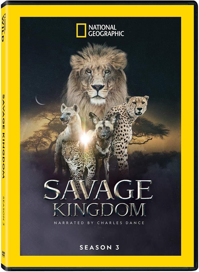 Savage Kingdom - Season 3 - Narrated By Charles Dance National Geographic, 2 DVDs