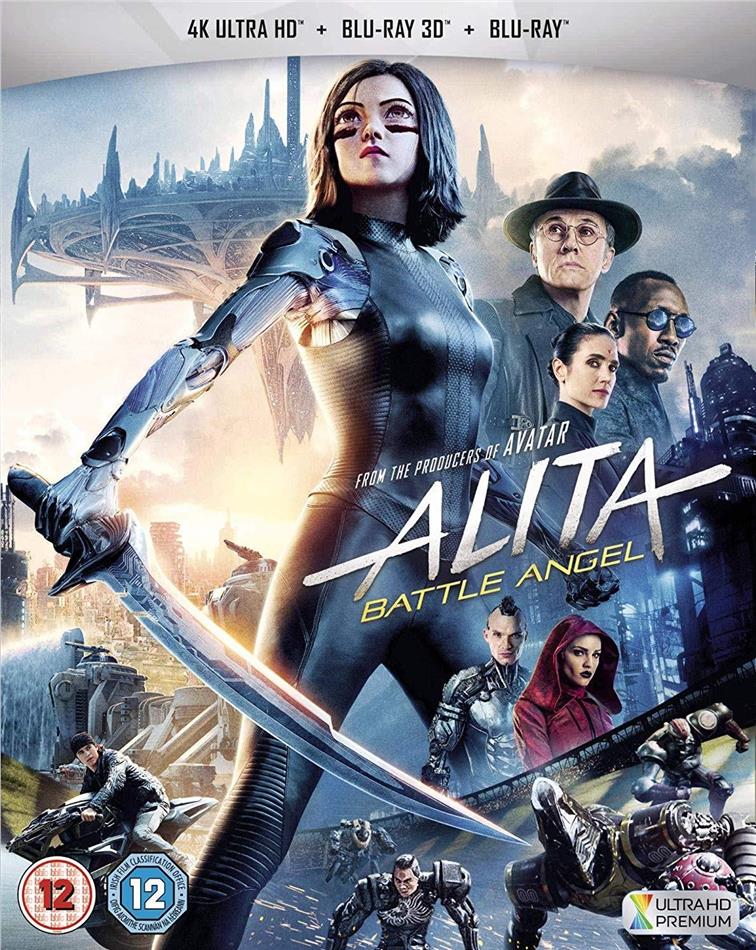 Alita: Battle Angel (2018) 4K Ultra HD + Blu-ray 3D + Blu-ray