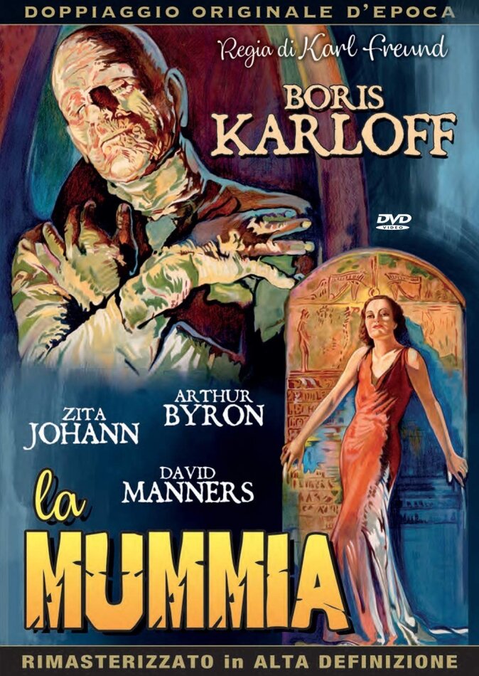 La Mummia (1932) Doppiaggio Originale D'epoca, HD-Remastered, n/b, Riedizione