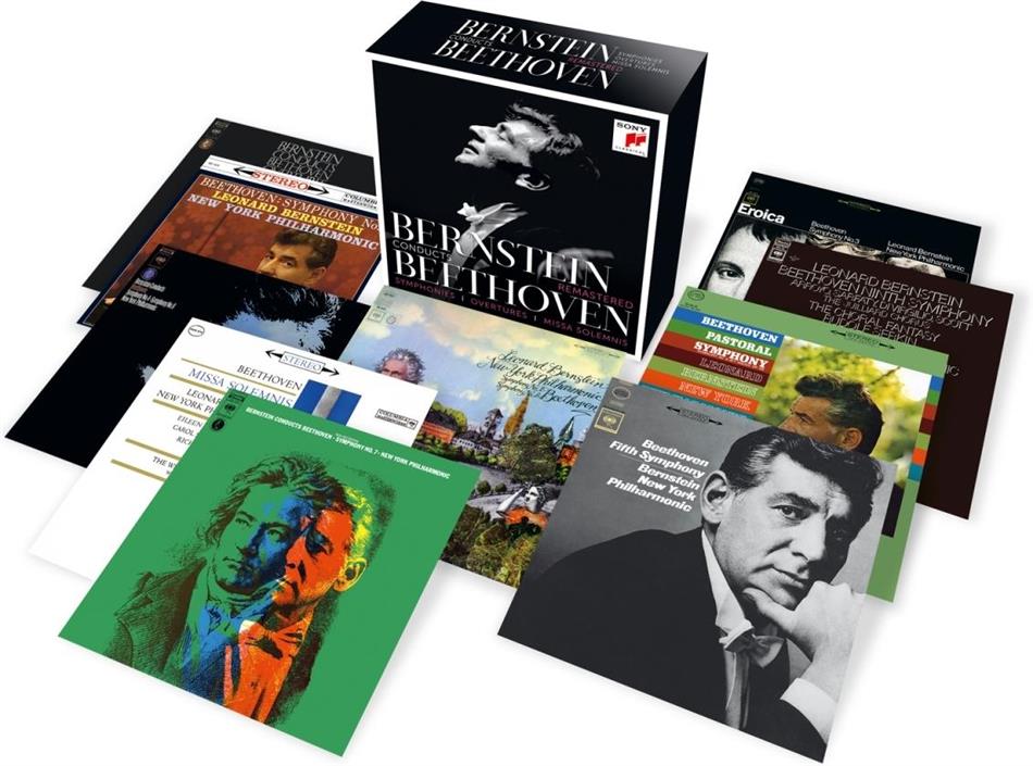 Leonard Bernstein (1918-1990) & Ludwig van Beethoven (1770-1827) - Symphonies & Overtures 10 CD