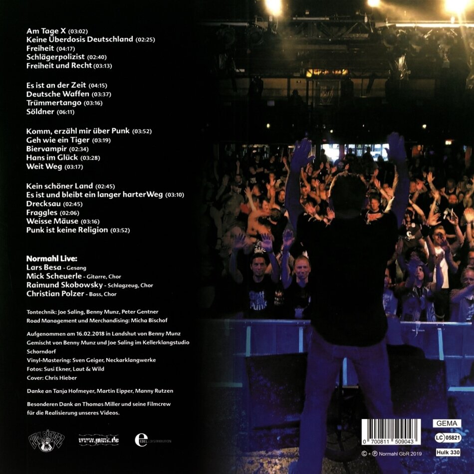Normahl - Live In Bayerland 2 LPs