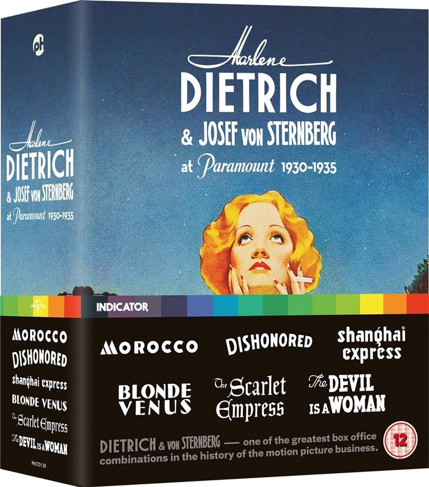 Marlene Dietrich & Josef von Sternberg at Paramount 1930-1935 - Morocco / Dishonored / Shanghai Express / Blonde Venus / The Scarlet Empress / The Devil is a Woman Limited Edition, 6 Blu-rays