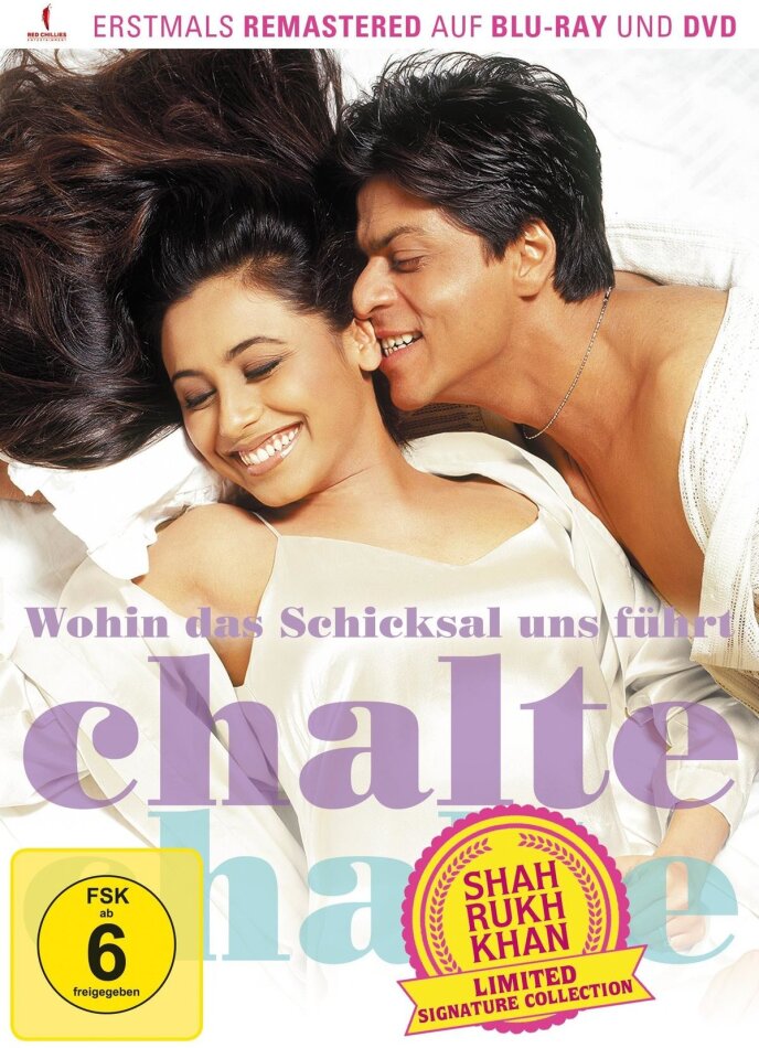 Wohin das Schicksal uns führt – Chalte Chalte (2003) Shah Rukh Khan Signature Collection, Limited Edition, Remastered, Blu-ray + DVD