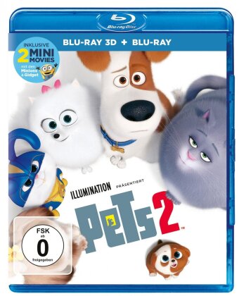 Pets 2 (2019) (Blu-ray 3D + Blu-ray)
