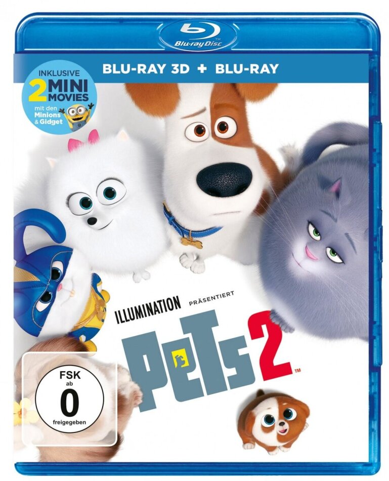 Pets 2 (2019) Blu-ray 3D + Blu-ray
