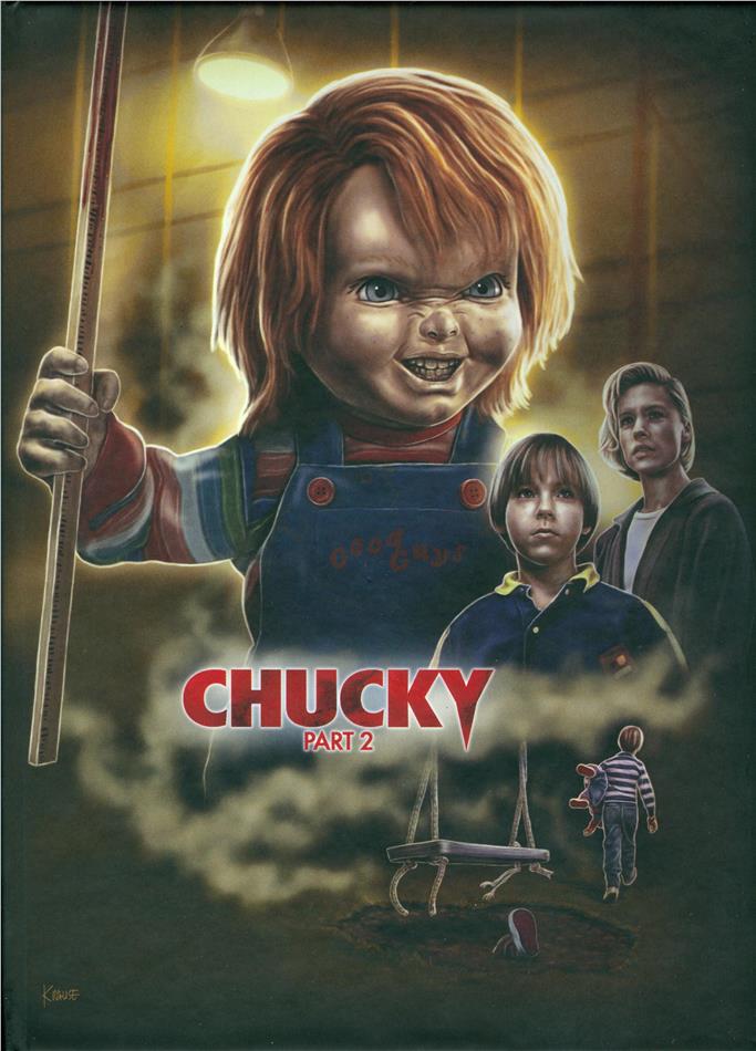 Chucky 2 (1990) Cover A, Limited Edition, Mediabook, Uncut, Blu-ray + Hörbuch