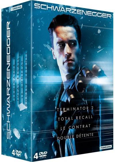 Arnold Schwarzenegger - Terminator 2 / Total Recall / Le Contrat / Double détente 4 DVD