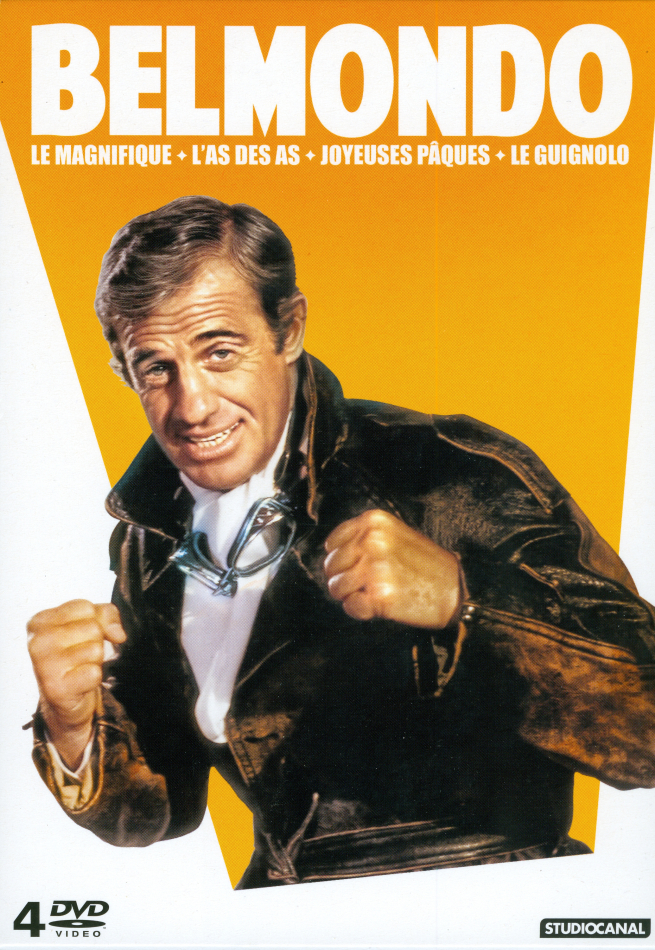Belmondo - Le Magnifique / L'As des as / Joyeuses Pâques / Le Guignolo 4 DVD