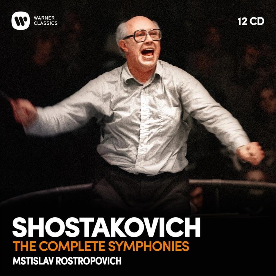 Mstislav Rostropovitsch, The London Symphony Orchestra, Galina Vishnevskaya & Dimitri Schostakowitsch (1906-1975) - Sämtliche Sinfonien 12 CDs