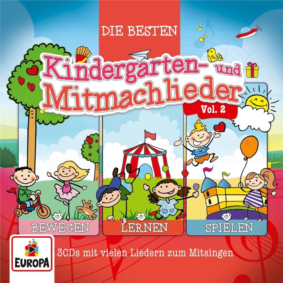Lena, Felix & die Kita-Kids - 02/3er Box (Die besten Kindergarten- & Mitmachlied 3 CDs