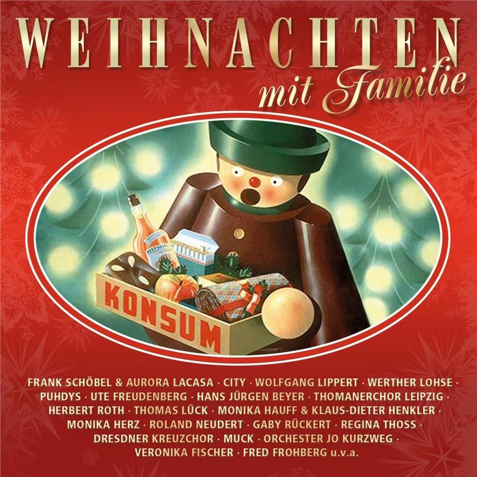 Weihnachten mit Familie - Die schönsten Weihnachtslieder und Songs zum Fest 2 CDs