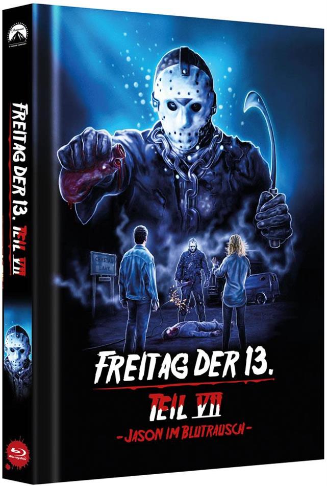 Freitag der 13. - Teil 7 - Jason im Blutrausch (1988) Cover D, Limited Collector's Edition, Mediabook