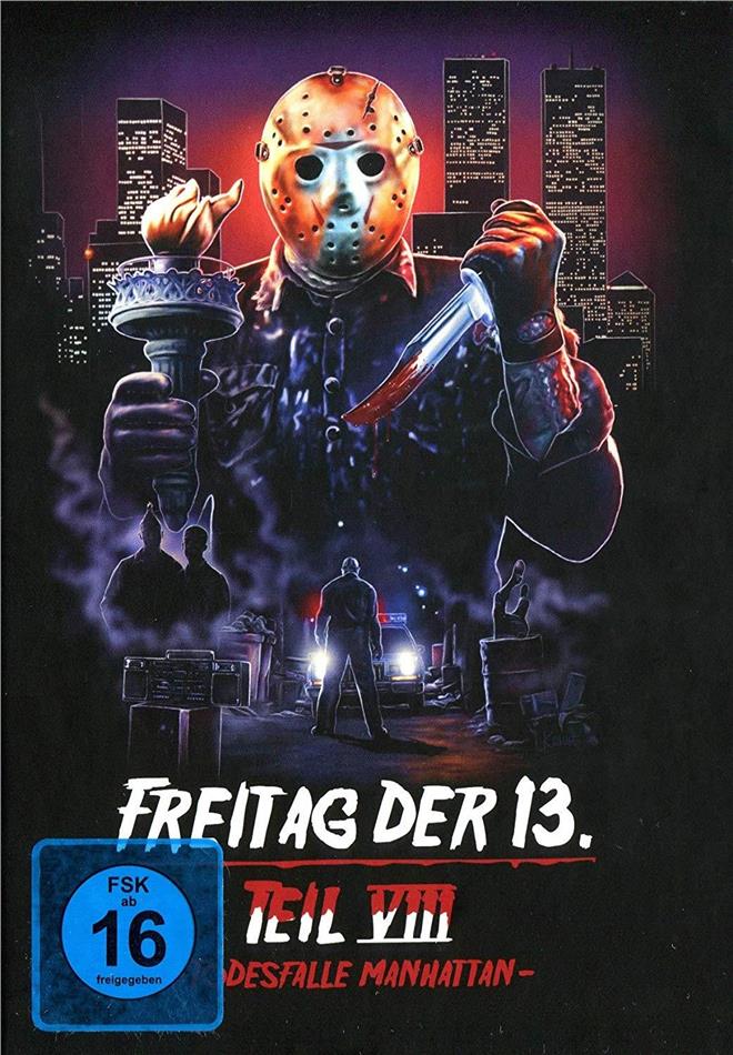 Freitag der 13. - Teil 8 - Todesfalle Manhattan (1989) Cover D, Limited Collector's Edition, Mediabook