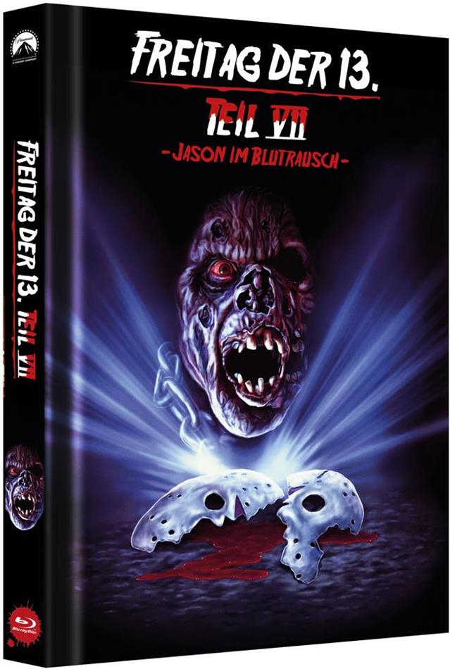 Freitag der 13. - Teil 7 - Jason im Blutrausch (1988) Cover C, Limited Collector's Edition, Mediabook